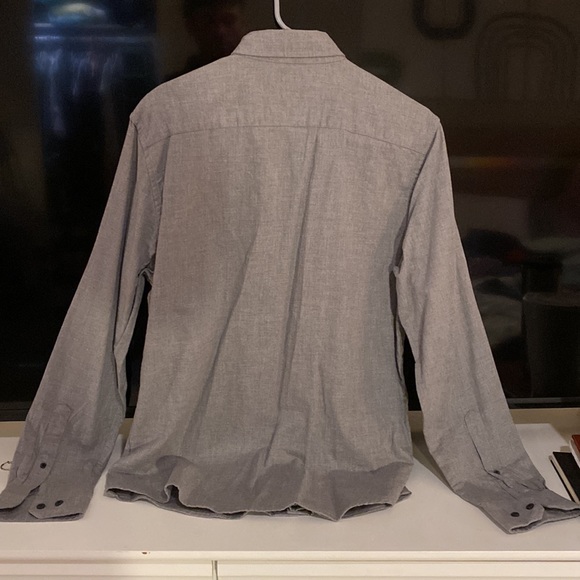 Gray Button Down - Picture 2 of 3